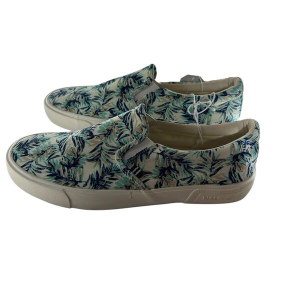 NEW Nautica SLIP ON Loafers Shoes Sneakers CANDLER Navy Palm - Men's Size 10 - Picture 3 of 9